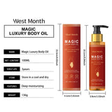 West Month Firming Body Oil Deep Moisturizing Dry Skin Tightening Firming Brightens Skin Tone Anti Aging Repair Damaged Skin