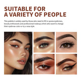 Eyebrow Cream Blush Curve Case Cream Cosmetics Highlighter Palette Matte Shimmer Finishes Shadow Tones Long-Lasting Cosmetics