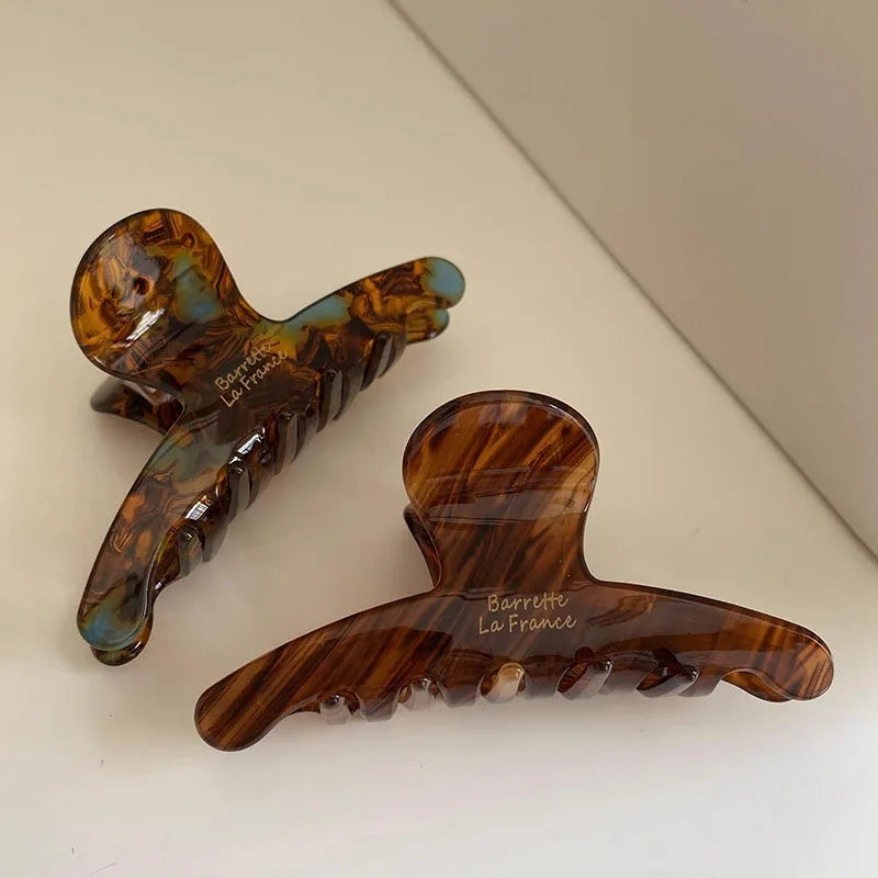 1/2pcs Elegant hair clip, women's back of the head, ins shark clip, 2024 new clip headwear, high-end feeling, vinegar grip clip