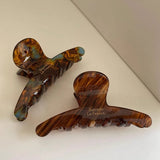1/2pcs Elegant hair clip, women's back of the head, ins shark clip, 2024 new clip headwear, high-end feeling, vinegar grip clip