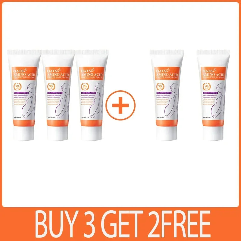 Stretch Marks Removal Cream Light Lines Postpartum Obesity Pregnancy Powerful Fast Absorption