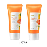 Vitamin C Facial Cleanser Deep Cleansing Moisturizing Blackhead Removal Gentle Foam Hydrating Non-Drying Face Wash Cleanser