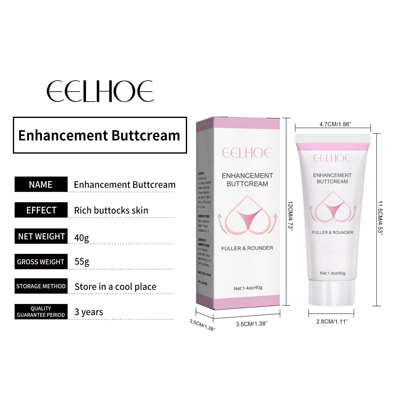 Hip Lift up Butt Enhancement Cream Lifting Sculpts Plump Fast Growth Prevent Buttock Sagging Breast Enlargement Butt Enhancer