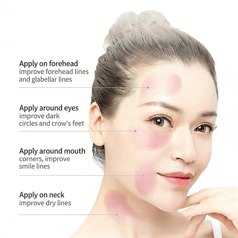 60Pcs Gold Crystal Collagen Eye Mask Beauty Moisturizing Firming Anti Dark Circles Eyes Bags Removal Eyes Care Eye Patches