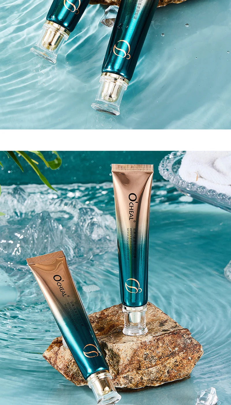 Ouqianya Retinol Eye Cream Moisturizing Firming Dark Circle Care Fine Line Treatment Anti-Wrinkle Daily Use,Under Eye Care
