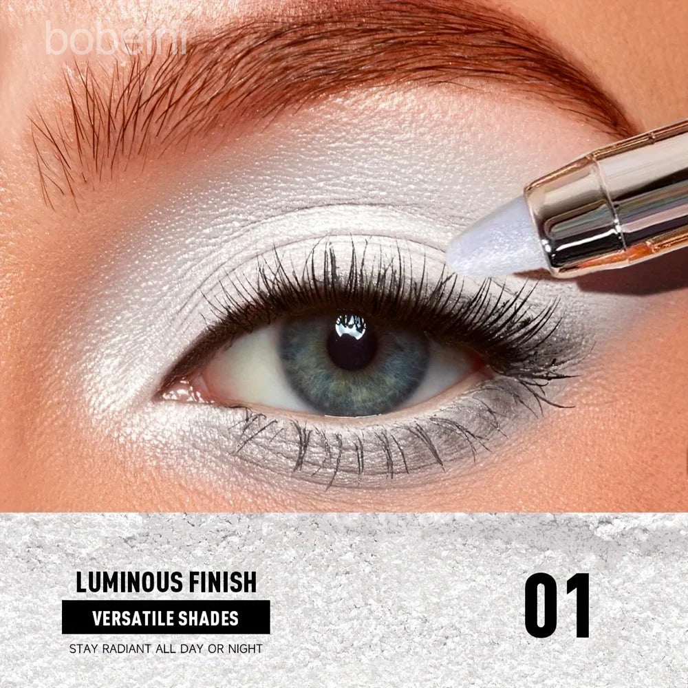 6 Colors Double-Ended Eyeshadow Stick – Waterproof, Long-Lasting, Matte & Glitter, Contour, Highlight, Certified, Unisex