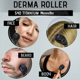 1PCS Derma Roller For Face Body And Scalp Sterile Needle Roller For Men And Women With 540 Titanium Needles Derma Stamp 0.25mm