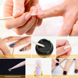 100Pcs Orange Wood Sticks for Nails Double Sided Cuticle Pusher Remover Nail Art Manicure Pedicure Tool for Manicure Pedicure