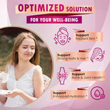 High Strength Collagen Complex, with Biotin, Hyaluronic Acid, Antioxidant, for Firm Skin, Strong Joints, Bone, Hair and Nails