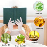 2Pcs Reusable Silicone Moisturizing Gloves, Exfoliating Spa Hand Masks for Dry Cracked Skin, Soft Smooth Hand Care Tools
