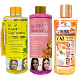 Facial Body Massage Oil Kojic Acid Whitening Serum Glow Booster Cast Oil Brightening Smoothing Body Face Skin Care Essence Oil