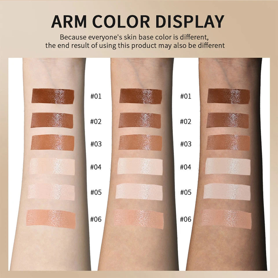 Skin Tint Foundation Stick Moisturizing & Non-Sticky Concealer Base Foundation Boosted Smooth Makeup Stick Woman Cosmetics