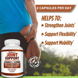 Glucosamine Chondroitin Turmeric Msm Boswellia - Joint Relief and Anti-Inflammatory Support Supplement 120 Capsules