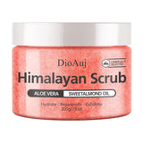 200g/7oz Himalayan Scrub Natural Exfoliating Salt & Body and Face Souffle Helps with Moist Cleansing and Exfoliation