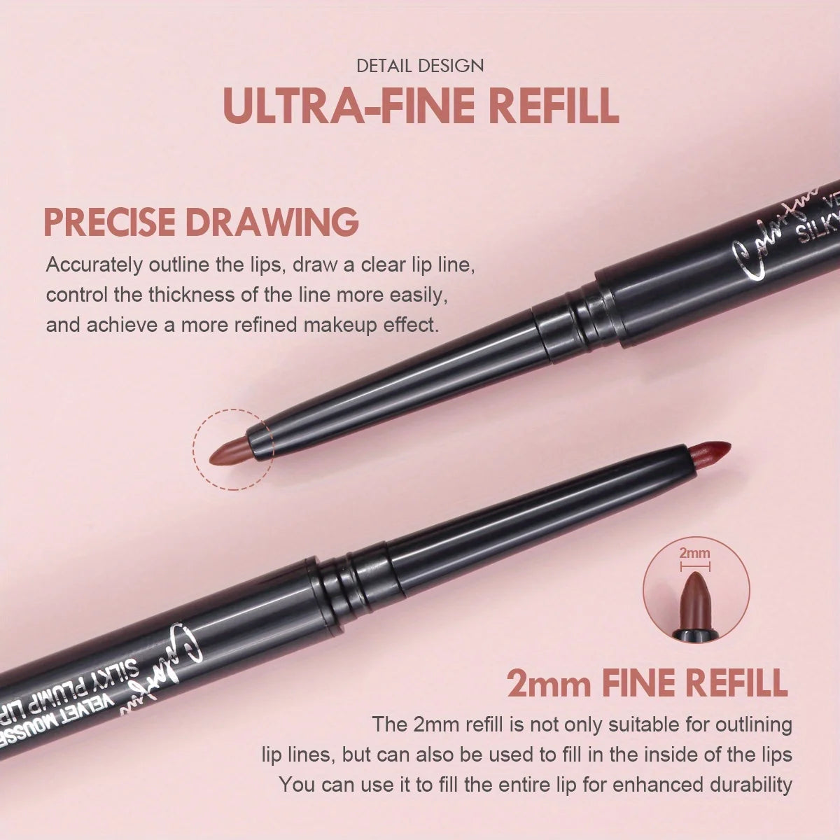 Lip Liner Waterproof, Sweatproof, Matte Multi-Color Correcting Lipstick Pencil Lip Makeup Cosmetics Mother's Day Gifts