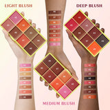 Eyebrow Cream Blush Curve Case Cream Cosmetics Highlighter Palette Matte Shimmer Finishes Shadow Tones Long-Lasting Cosmetics