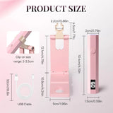 Convenient Handheld UV/LED Nail Lamp Set Handheld Light with Stand LCD Display USB Gel Nail Dryer for Quick Curing All