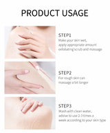 FENYI 15pcs Shea Butter Body Scrub Face Exfoliating Peach Extract Deep Cleansing Moisturizer Soft Whitening Skin Care Body Care