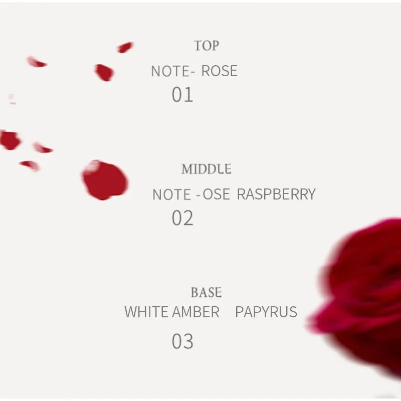 High-end Rose Women's Perfume Long-lasting Fragrance Fresh Jasmine Fragrance Light Perfume Charming Fragrant Daily Perfume Spray