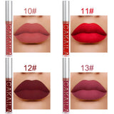 4pcs/10pcs/set Nude Lip Gloss Matte Velvet Lipstick Waterproof Long-lasting  Liquid Lipstick Women Moist Lip Tint