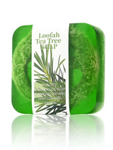 S+100g Tea Tree Loofah Soap Adult Glycerol Herbal Natural Silk Melon Moisturizing Whitening Facial Cleanser Body Bath Cleaning S