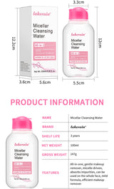 100ml Garnier Micellar Water Hydrating Facial Cleanser Deep Makeup Remover Cleaning Water Refresh Hydrate Cleansing Face Skin