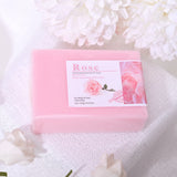 Handmade 100g Rose Essential Oil Soap Olive Oil Infused for Skin Basic Cleaning Features