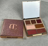 Charlotte Tilbury Peachy Blush For Cheeks Easy To Blend&Eyeshadow Contour Palette To Enhance Facial Features And Add Dimension