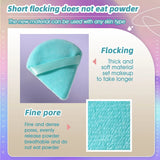 Black Triangle Velvet Powder Puff Soft Foundation Makeup Sponge Portable Household Cosmetic Beauty Accessory