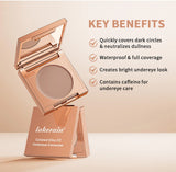 Undereye Color Correction Concealer Fine Clay Texture Brightening Smoothing Skin Waterproof Moisturizes Quick Cover Dark Circles