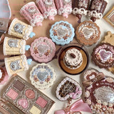 Flower Knows SWEETIE BEAR Makeup Box Gift Set All In One Perfume Shimmer Eye Shadow Palette Blush Lip Jelly Box 10 PCS