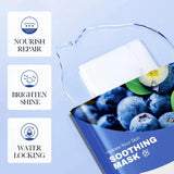 10Pcs Fruits Facial Masks for Face Skincare Moisturizing Brightening Hydrating Firmingface Mask Beauty Face Skin Care Products