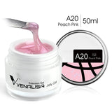 VENALISA Clear Color Extension Gel Pearl Glittle Gel Canni Supply Camouflage Fasting Jelly Nail Gel Self Leveling Acrylic Gel
