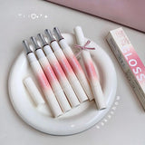 Kakashow Mirror Hydrating Lipstick (Iron Brush Tip), Gel Lip Gloss, Hydrating Lip Gloss in 6 Natural Nude Shades, Cosmetics