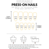 24PCS Almond Press on Nails Medium Fake Nails with Pink Bow Designs Glue on Nails Glossy Acrylic False Nails As Women Girls Fift