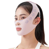 Breathable V‑Line Face Shaping Band, Cheek Lifting Face Bandage for Facial Contouring Support for Double Chin Appearance Improvement