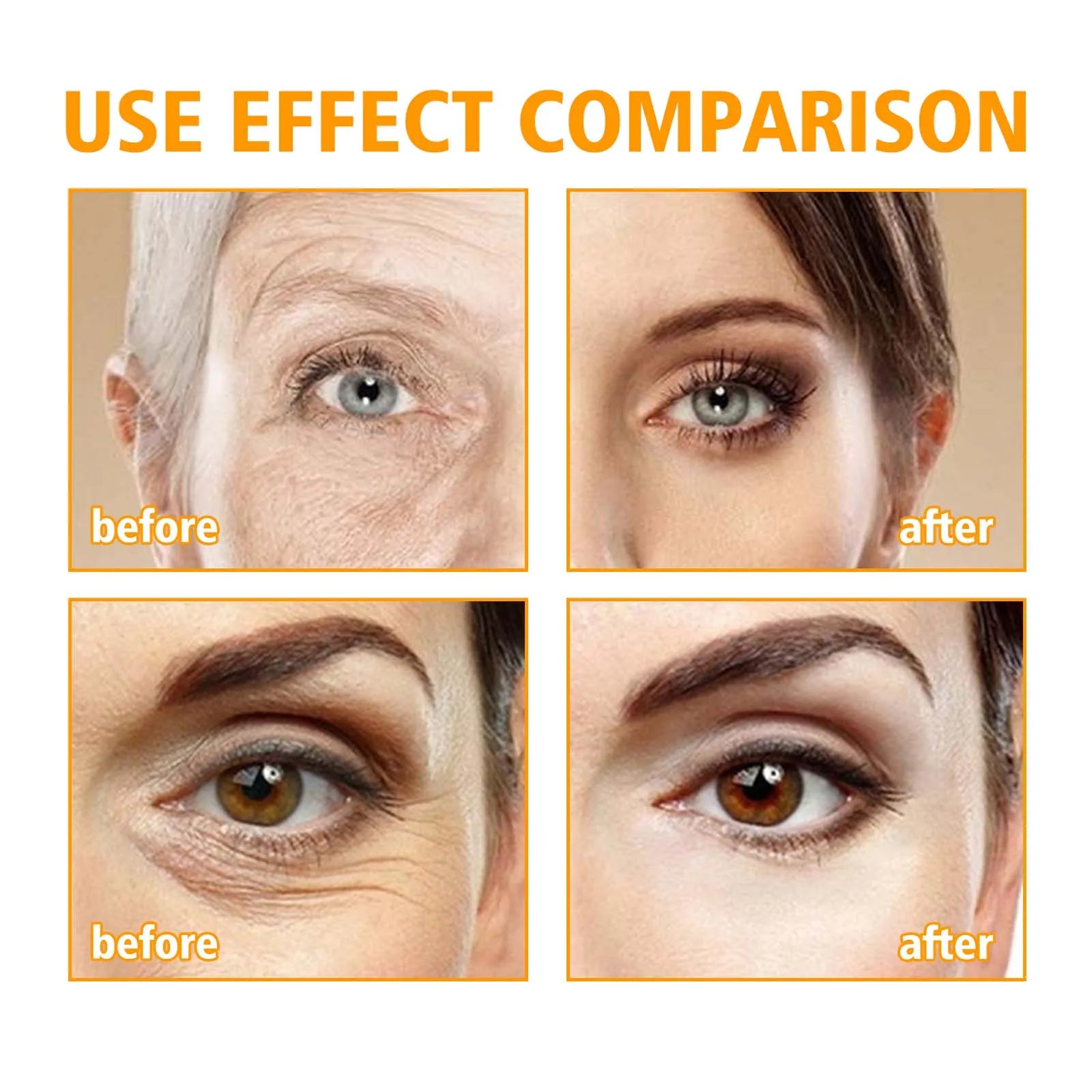 HOYGI 5D Peptide Eye Cream Relieve Puffiness Reduce Dark Circles Firming Fade Fine Lines Nourishing Smoothing Eyes Skin Care