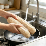 Natural Loofah Multi-Purpose Eco-Friendly Body Shower Sponge Home Cleaning Brush Exfoliating for Skin Tough on Stain Bathroom