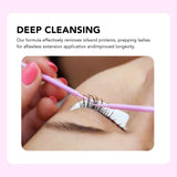 DIYDAY Eyelash Glue Primer for Natural Lashes, Deep Cleansing Oil-Free Prep Adhesive Primer for Eyelash Extension