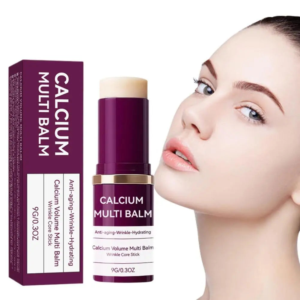 1/2/5PCS Calcium Volume Multi Balm Stick,Collagen Moisturing Stick Face Cream Anti Wrinkle Hydrating For Eyes Neck Face Skincare