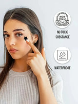 40 pieces of multi-color star acne patches, facial acne patches, concealer acne patches, and pimples patches, ultra-thin.