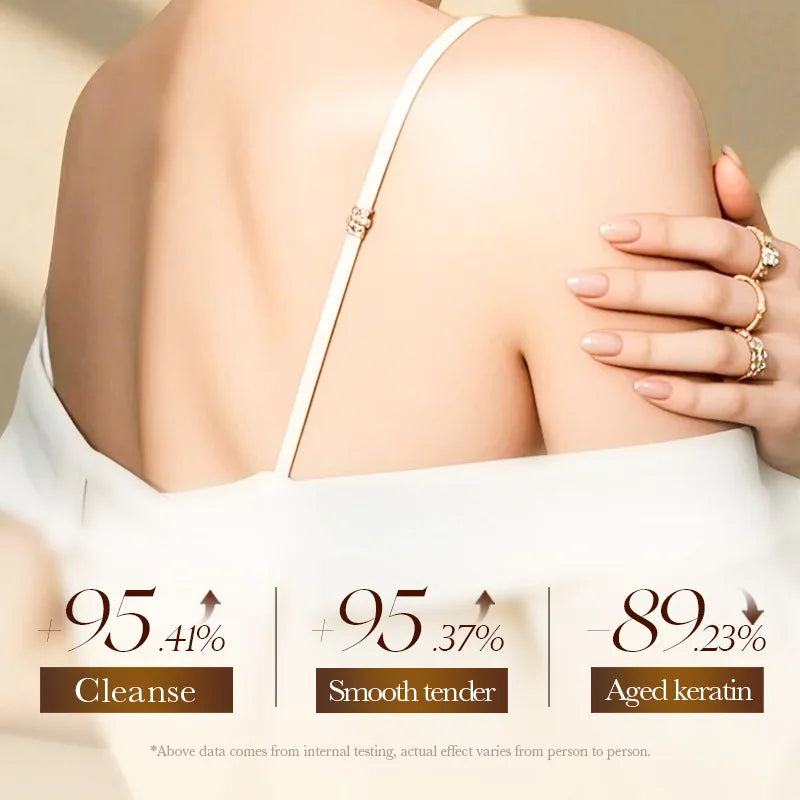 BIOAOUA Rice Pulp Bath Salt Scrub Gentle Exfoliating Body Scrub for Soft Smooth Skin Exfoliator Moisturize and Nourish