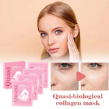 4PCS Quasi-Biological Collagen Hydrating Mask Overnight Brightening Anti-Aging Pore Minimizing Fine Line Reducing Mask Face Care