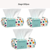 100/300PCS Disposable Thick 100% Cotton Face Towel Make Up Soft Removing Wipes Dry Cleanser Towelettes For Skin Care