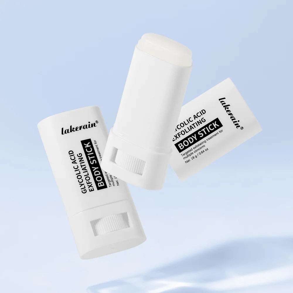 Lakerain Exfoliating Body Stick Multiple Glycolic Acid Cleaning Long-lasting Moisturizing Nourishing Smoothing Skin Care