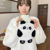Plush Hot Water Bottle Kawaii Winter Warm Hot Water Bag for Period Pain Hand Warmer Girls Hand Feet Warm Water Heating Pad