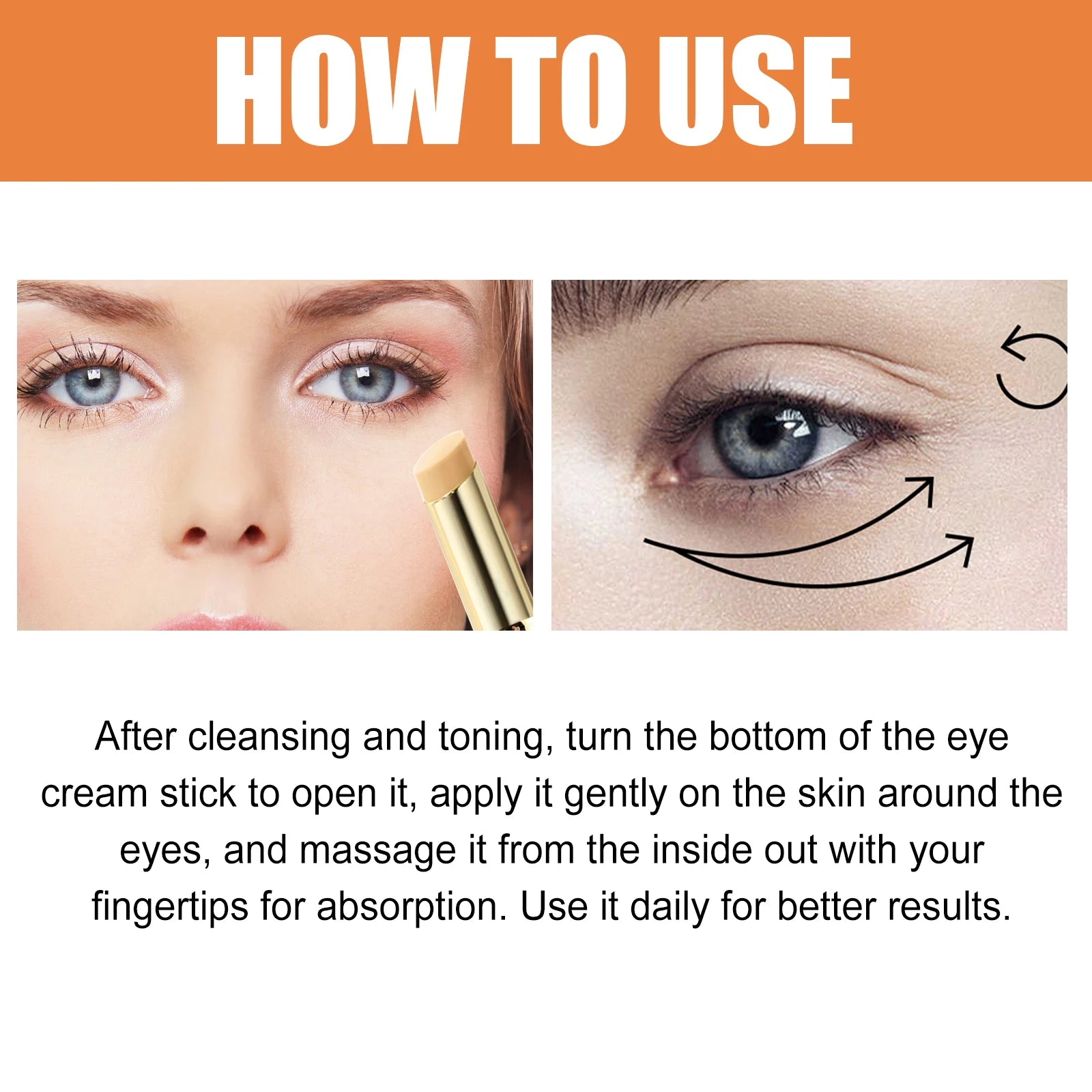 VC Reversal Eye Cream Stick,Brightens & Reduces Dark Circles,Cooling & Depuffs,Hydrating & Occlusive Lock,On the Go Convenience,Stick Format,Clean Use On The Go,Revitalize Tired Eye Area,Pre Makeup Eye Primer
