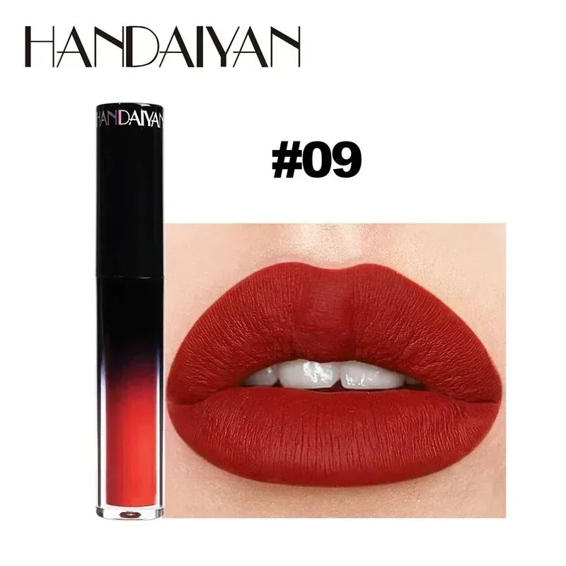 12 Color Halloween Dark Lip Gloss Matte Colorful Non Fade Liquid Lipstick Kit Waterproof Lasting Black Red Blue Velvet Lipsticks