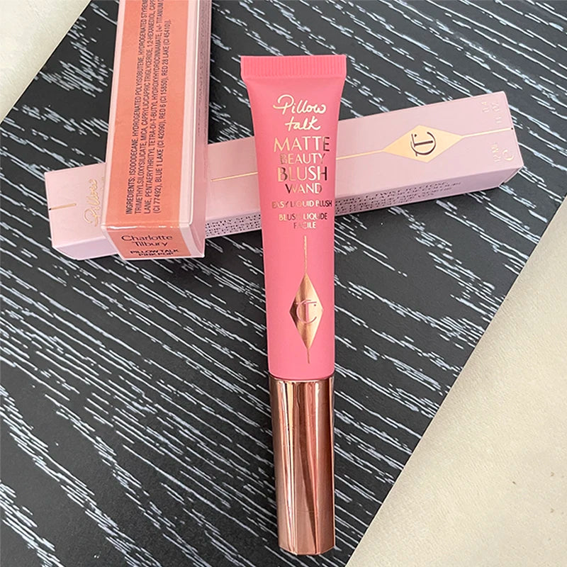 Charlotte Tilbury CT Blush Set Blush Liquid Blush Cushion Pen Two-color Highlights Solid Lip Gloss Natural Smooth and Not Sticky