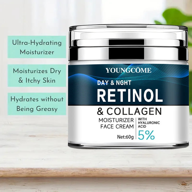Vitamin C+E Retinol Collagen Cream Moisturizing Firming Hyaluronic Lightening Repairing Smooth Skincare Whitening Creams